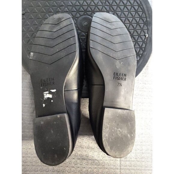 EILEEN FISHER Sim black slip on Loafers. Sz 7.5 - Picture 10 of 16